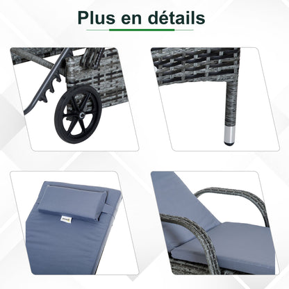 Tuinset Ligbedden – Zonnebedden – Loungestoelen – Ligstoelen – Ligbanken – Verstelbare Rugleuning – UV-bestendig Resin
