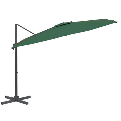 Zwevende Parasol – Hangende Parasol – Lateral Parasol – Buiten Parasol – Aluminium Paal – 400x300 Cm – Waterafstotend Polyester