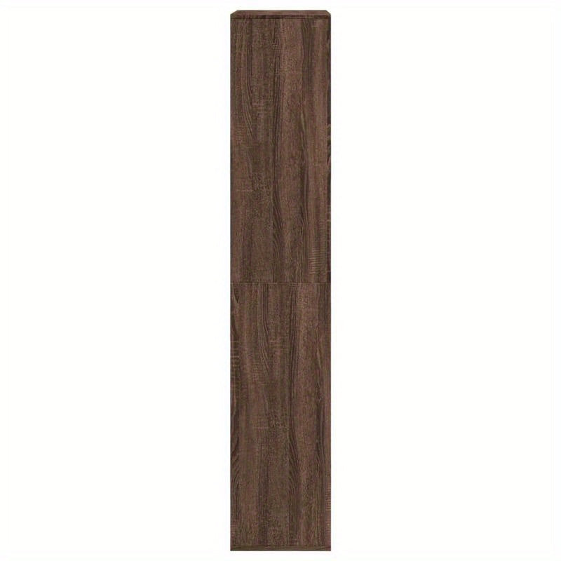 [Everyday Comfort] Sturdy Brown Oak Wood Bookcase with Multiple Shelves – 100x33x175cm, Smooth Finish, Ample Storage for Home or Office, Perfect for Living Rooms, Bedrooms, and Study Areas, Bedroom Bookcase | Modern Bookcas