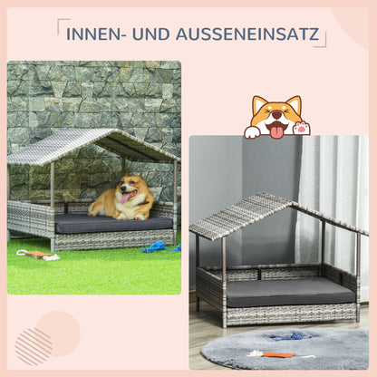 Hondenafscheiding – Hondenhek – Hondenbarrière – Hondenren – Traphekje – Vrijstaand en Inklapbaar – Stevig Metaal met Automatische Sluiting – Wit 180x74,5 cm
