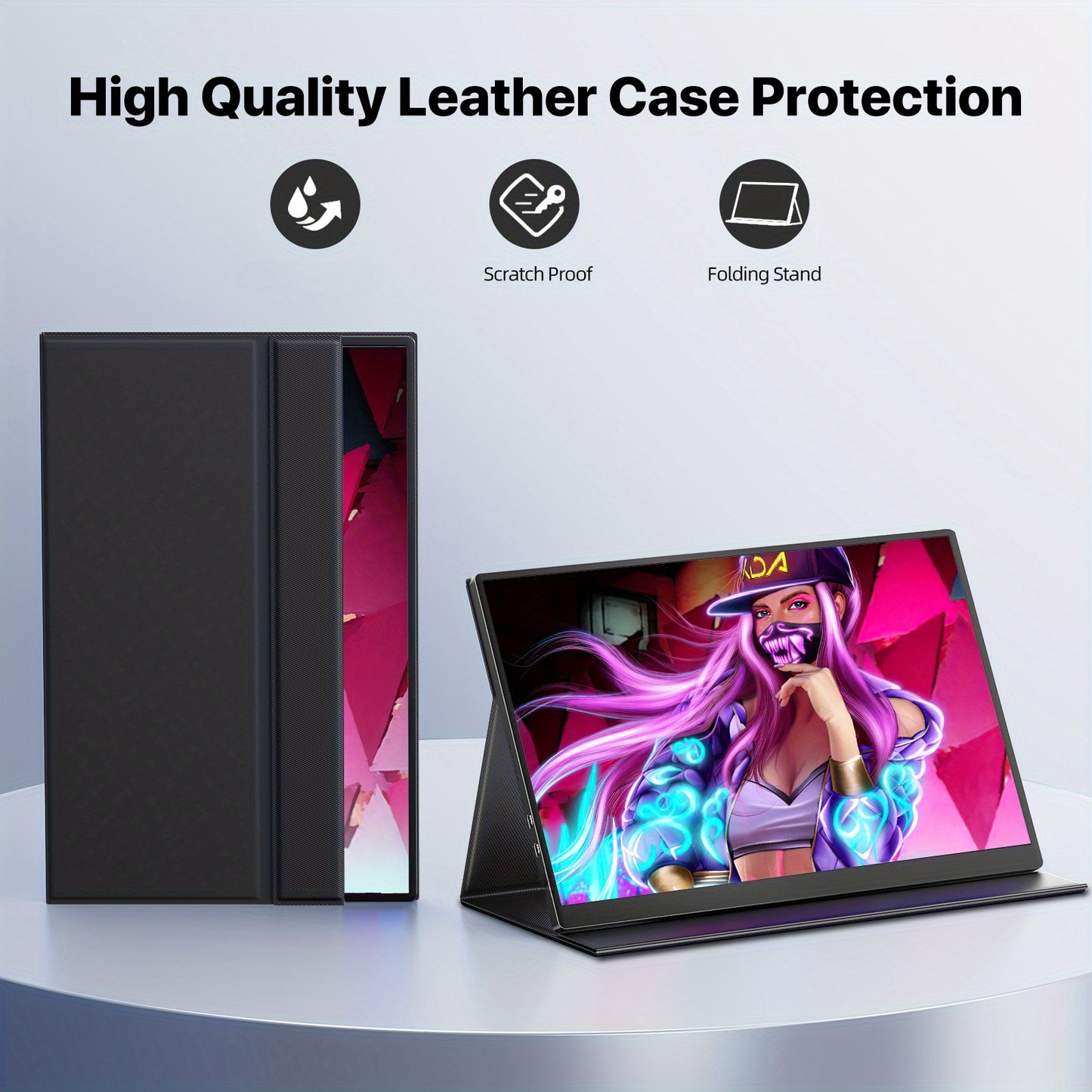 Gaming Monitor – Draagbare Monitor – Extern Scherm – Laptop Scherm – Tweede Scherm – 16 Inch – 2K QHD Resolutie – 144Hz Verversingssnelheid