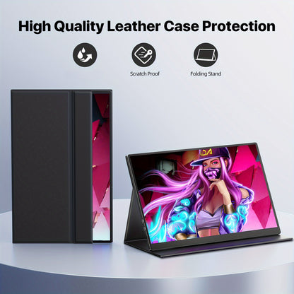 Gaming Monitor – Draagbare Monitor – Extern Scherm – Laptop Scherm – Tweede Scherm – 16 Inch – 2K QHD Resolutie – 144Hz Verversingssnelheid