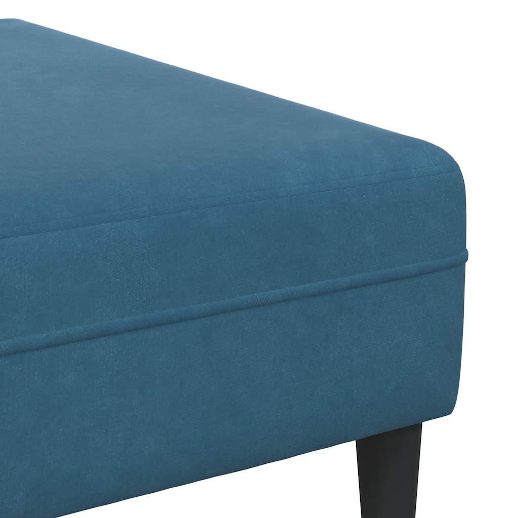 Bankstel – Hoekbank – Slaapbank – Zetel – 4-Zitsbank – Zacht Fluweel – Stevig Houten Frame