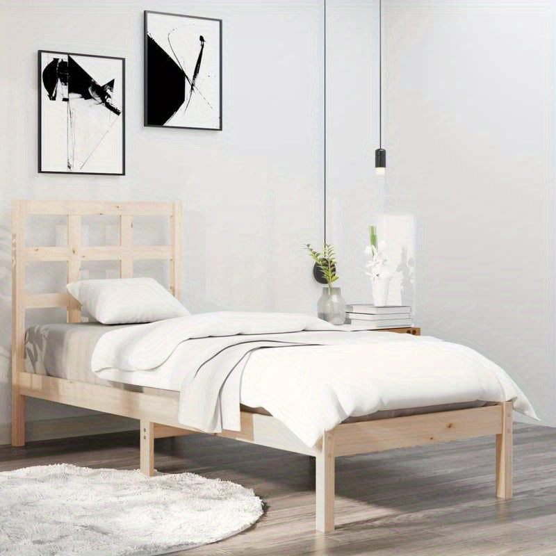 Eenpersoonsbed – Kinderbed – Logeerbed – Slaapbank – Opklapbed – Massief Houten Bed – 90x190 cm – Duurzaam Hardhout – Compleet Gemonteerd