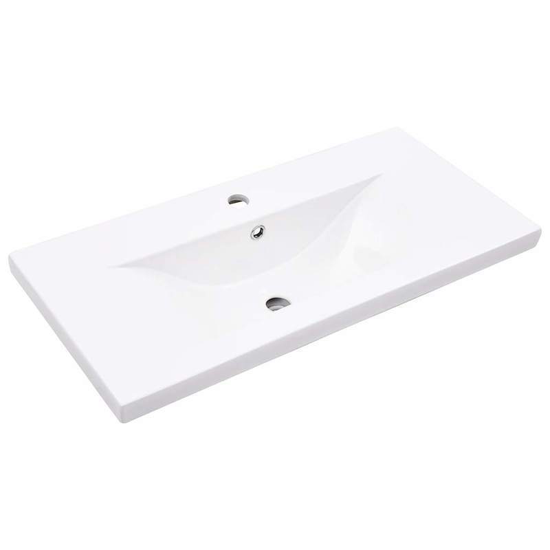 Badkamermeubelset – Badkamerkast – Opbergkast – Wastafelmeubel – Douchemeubel – Hout met Gerecyclede Houtlook – Set van 2 Stuks – Vochtbestendig & Duurzaam