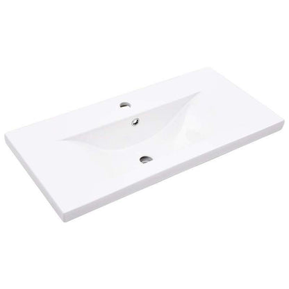 Badkamermeubelset – Badkamerkast – Opbergkast – Wastafelmeubel – Douchemeubel – Hout met Gerecyclede Houtlook – Set van 2 Stuks – Vochtbestendig & Duurzaam