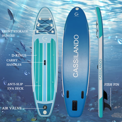 Stand Up Paddle Board – SUP Board – Peddelboard – Inflatable Paddleboard – Yoga Board – 335 cm – Hoogwaardig PVC – Compleet Met Accessoires