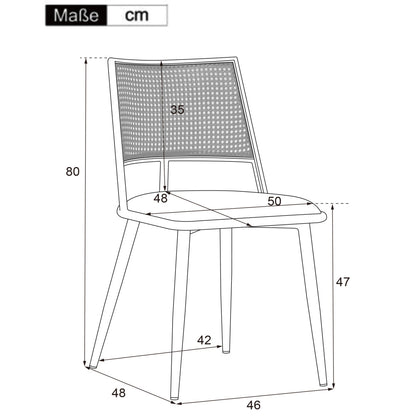 Dining chairs, rattan chairs typically possess a natural, lightweight appearance, lending an organic feel to both indoor and outdoor spaces. The design of these chairs is generally simple yet elegant, available as a set of tw