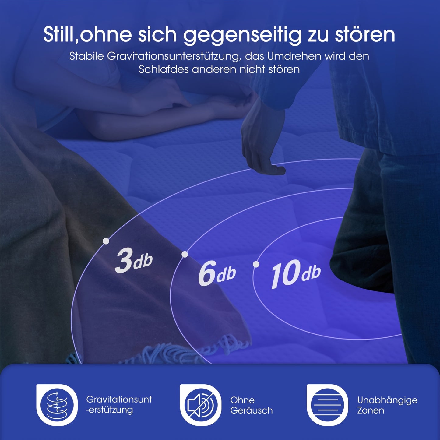Pocketvering Matras – Pocketveer Matras – Boxspring Matras – Binnenvering Matras – 90x200 cm – Orthopedisch 7-Zonesysteem – Ademend Katoenen Hoes