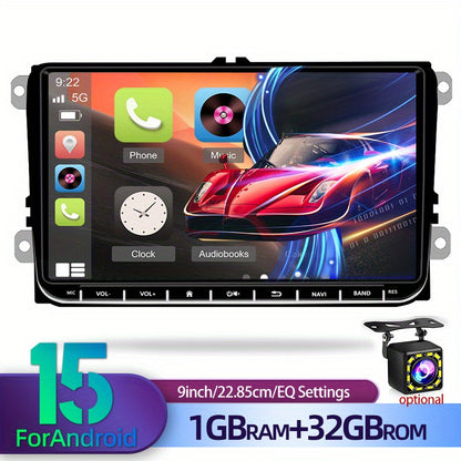 Android 15 Autorradio – Car Multimedia Systeem – Navigatie Unit – Inbouwradio – Android Car Stereo – Draadloos Carplay – 7 Inch Touchscreen – Achteruitrijcamera Inclusief