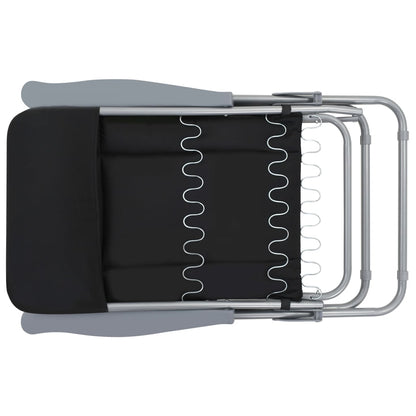 Inklapbare Tuinstoelen – Campingstoelen – Relaxstoelen – Tuinmeubilair – Verstelbare Rugleuning – Stalen Frame – Comfortabele Kussens