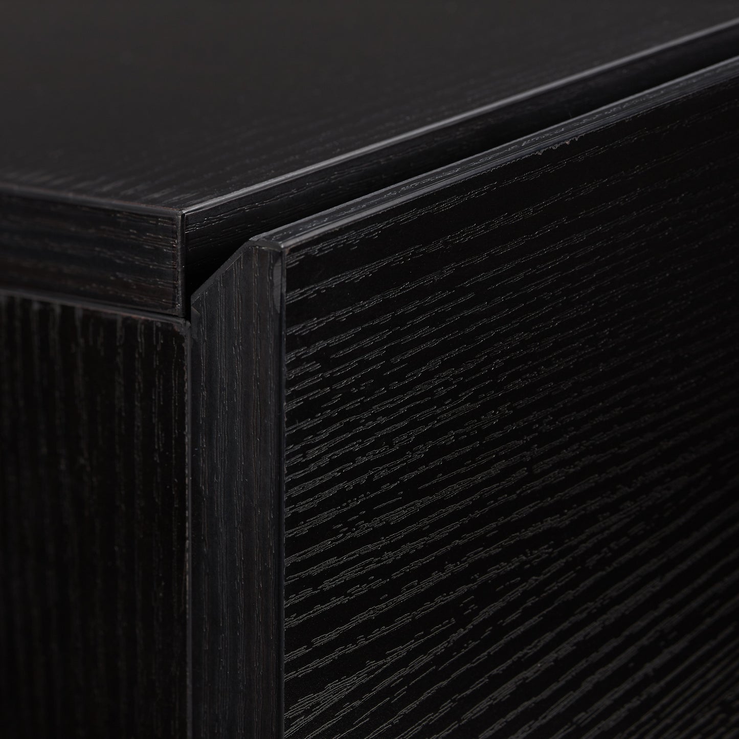 Sidetafel – Bijzettafel – Wandtafel – Haltafel – Consoletafel – Gouden Metalen Frame – Zwart Houten Blad – 2 Lades – Compact 80x110x40 cm