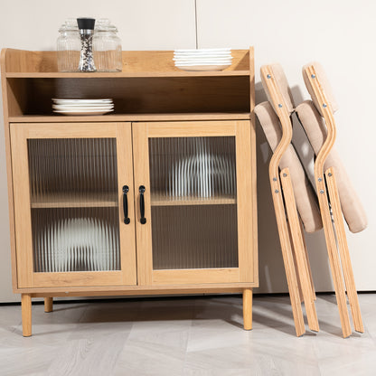 Houten Inklapbare Stoelen – Klapstoel – Vouwstoel – Extra Zitplaats – Zitstoel – Hardhout – Zacht Kussen – Compact Opvouwbaar