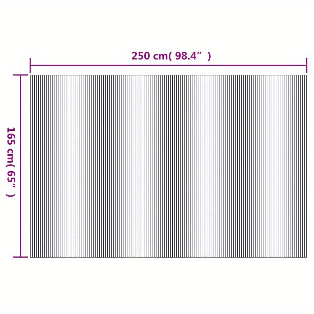 Kamerverdeler – Ruimteverdeler – Scheidingswand – Privacyscherm – Bamboe Room Divider – Vrijstaand & Opvouwbaar – 165x250 cm – Natuurlijk Hout