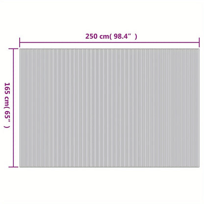 Kamerverdeler – Ruimteverdeler – Scheidingswand – Privacyscherm – Bamboe Room Divider – Vrijstaand & Opvouwbaar – 165x250 cm – Natuurlijk Hout