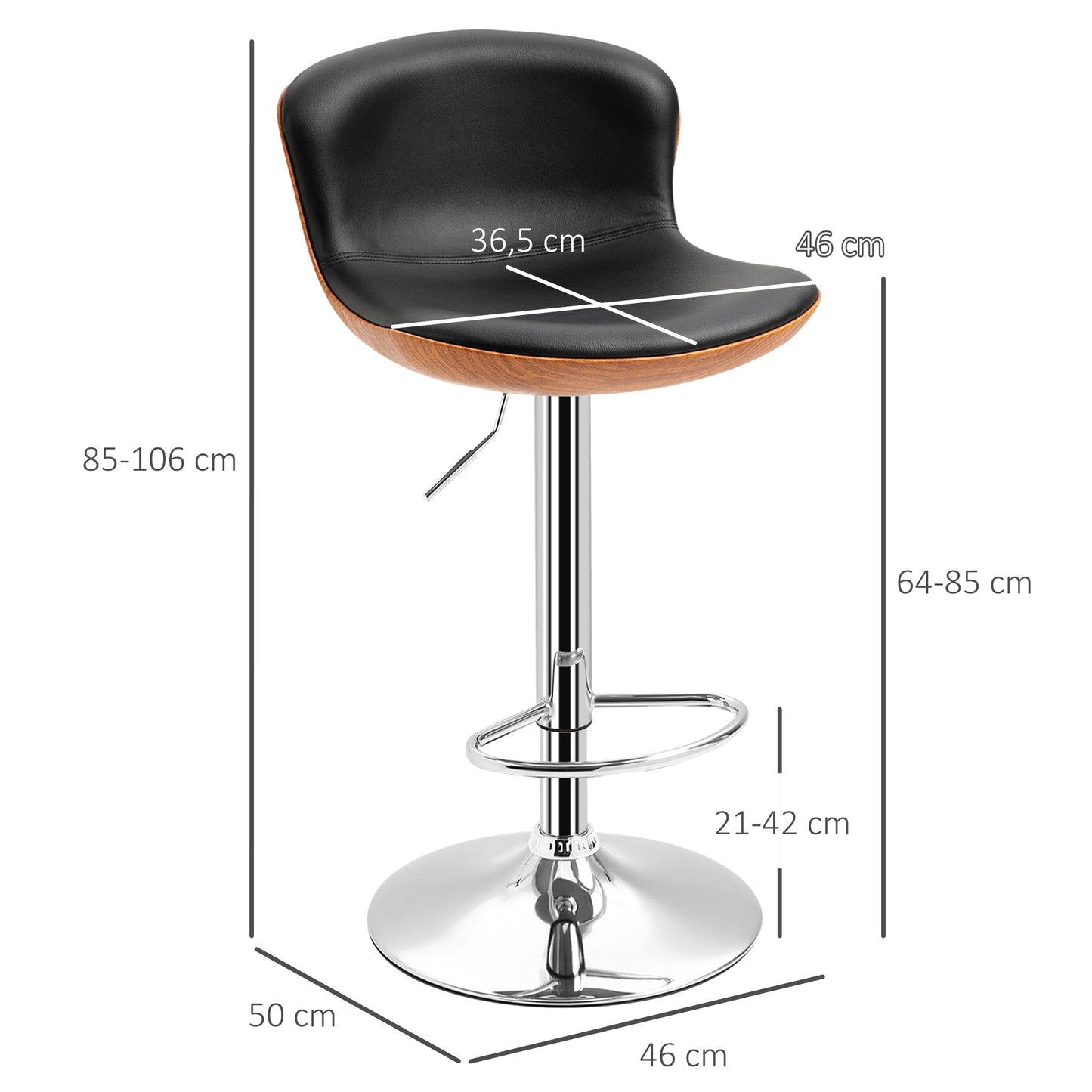 Salontafelset – Salontafel – Bijzettafel – Koffietafel – Tafeltje – Zwart/Wit Marmerlook – Verstelbare Voetjes – Stalen Frame