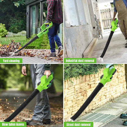 Bladblazer – Bladblazer Draadloos – Bladblazer Elektrisch – Bladblazer Tuingereedschap – Bladblazer Accu – 2 x 21V Lithium Batterijen – Instelbare Blaassnelheid