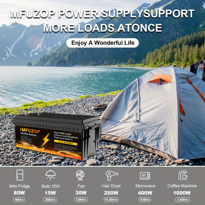 Li-ion Accu – Lithium Batterij – Oplaadbare Accu – LiFePO4 Accu – 12V 200Ah – Lange Levensduur – Geavanceerd BMS Systeem
