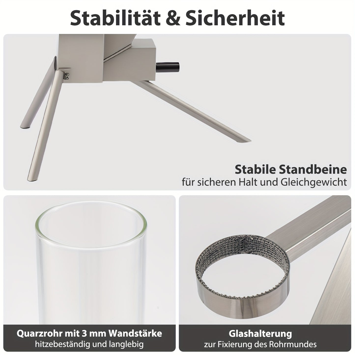 Tuinhaard – Terrashaard – Buitenhaard – Vuurkolom – Tuinkachel – RVS Metalen Constructie – Regelbare Vlamhoogte Zonder Elektriciteit