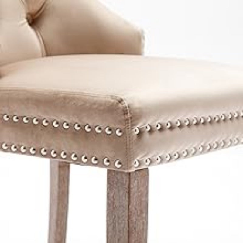Eetkamerstoelen – Stoelen – Fauteuils – Zitmeubels – Zetels – Set van 2 Moderne Hoge Rugleuning – Comfortabele Velvet Bekleding – Ergonomisch Design