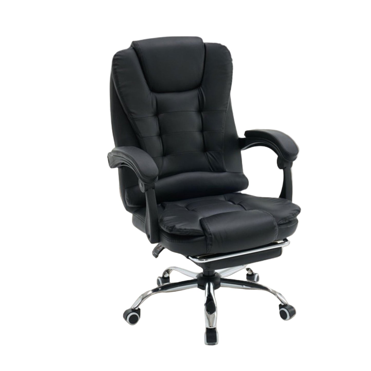 Gamestoel – Gaming Stoel – Game Stoel – Gaming Chair – Bureaustoel – Ergonomisch Pocketvering Rugleuning – Verstelbaar Aluminium Frame – Kunstleer Zwart