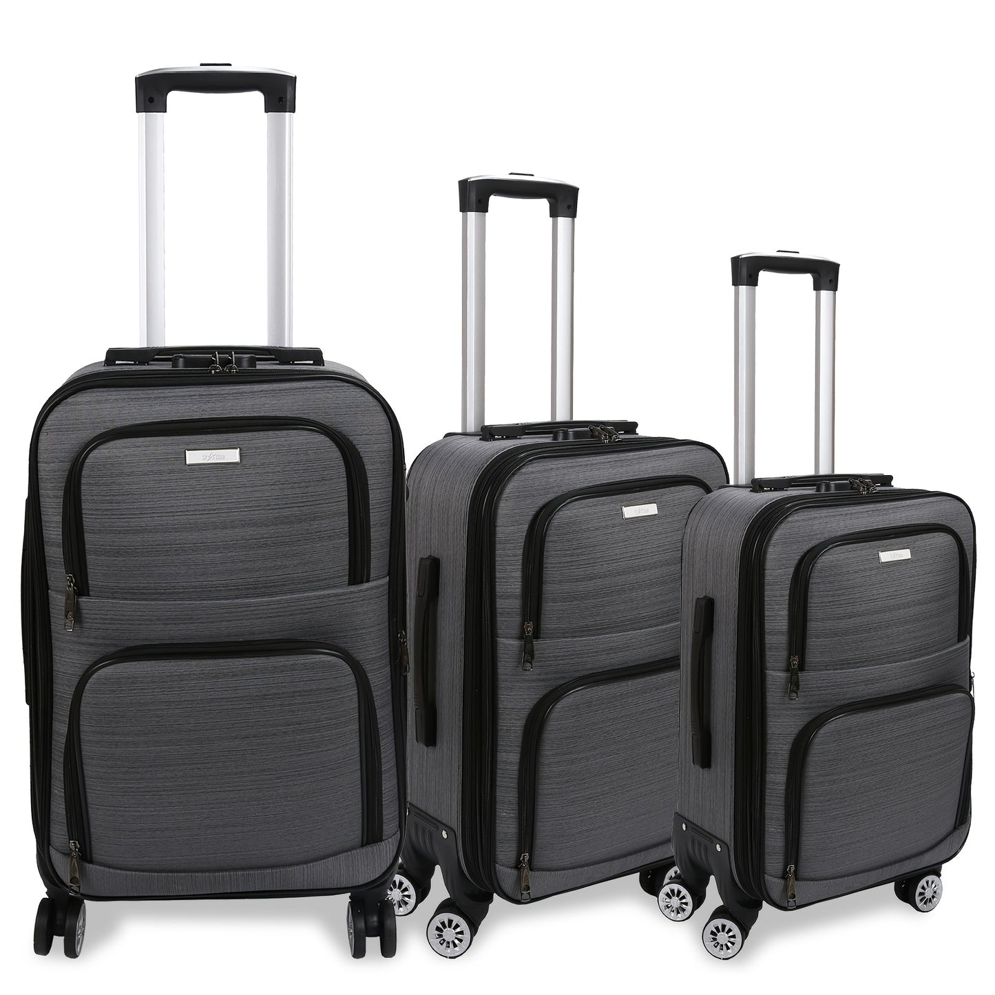 Kofferset – Reiskoffer Set – Trolley – Spinner Koffers – Handbagage Koffers – Lichtgewicht Oxford Stof – 3 Delig 20/24/28 Inch – Stil Rijdende Wielen