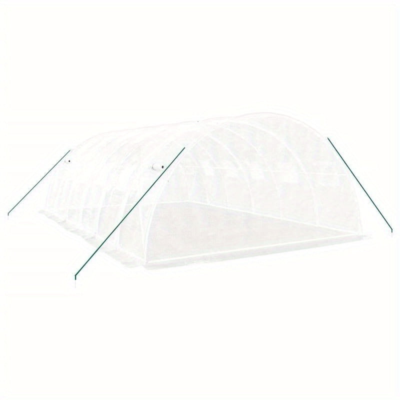Serre – Kweekkas – Kas – Groendak – Plantenkas – Wit – Stalen Frame – 24 m² – 6x4x2 Meter – Weerbestendig – Ruime Binnenruimte