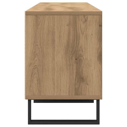 Tv-meubel – Tv-kast – Tv-tafel – Tv-meubelen – Tv-dressoir – Eikenhout – 150x30x44,5 cm – 3 Lades & 3 Legplanken