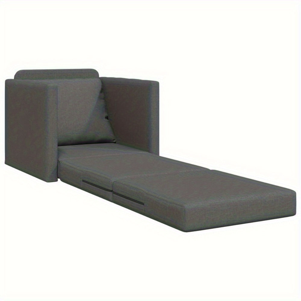 Slaapbank – Bedbank – Slaapbankje – Zitbank – 2-in-1 Meubel – Antraciet – Ruimtebesparend – Comfortabele Zachte Kussens