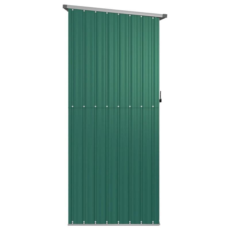 Tuinschuur – Buitenschuur – Opslagbox – Gereedschapsschuur – Buitenberging – Weerbestendig Gegalvaniseerd Staal – Ruim 180x97x210 cm – Mobiel Met Verwijderbare Panelen