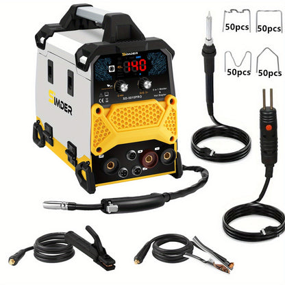 Lasapparaat – Lasmachine – MIG Lasmachine – TIG Lasmachine – Elektrode Lasapparaat – 5-in-1 Multifunctioneel – IGBT Inverter Technologie – 220V Metalen Behuizing