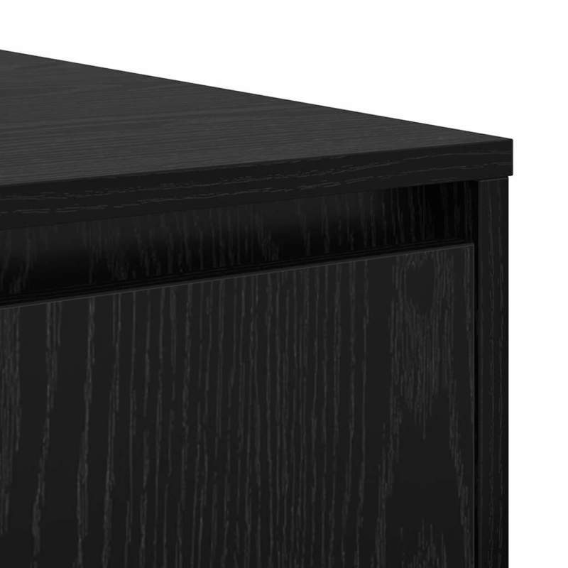 Coffee table met lade met opslag Black Oak 80 x 80 x 31cm Edited Wood Removable, suitable for indoor use and suitable for all seasons