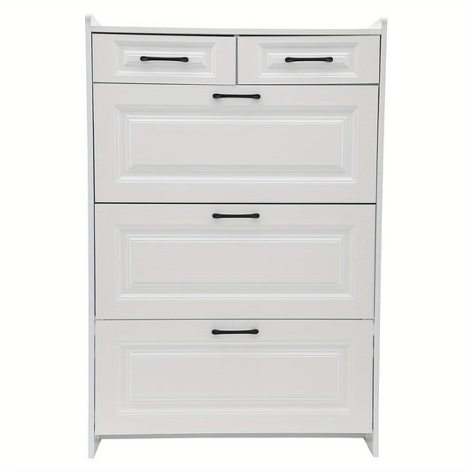 Schoenenkast – Schoenenrek – Schoenopberger – Schoenenkast – Schoenenorganizer – Wit – Ultra-Dunne Slanke Kast – 16-20 Paar Schoenen Capaciteit