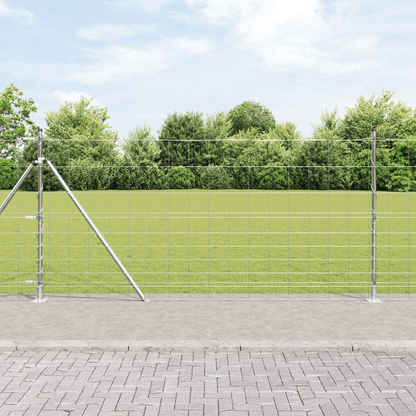 Solid Wild fence Silvery 25 x 1.2m galvanized steel, Garden Fencing, Yard Divider, Modern Fencing, Minimalist Barrier, Weatherproof Fence, Rustresistant Material, Metal Fencing, Security Fence, Property Boundary