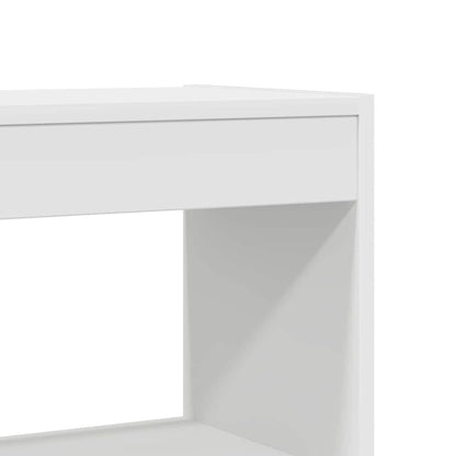Boekenplank – Wandplank – Boekenrek – Wandrek – Opbergplank – 6 Niveau’s – Hout Wit – Inclusief Bevestigingsmateriaal