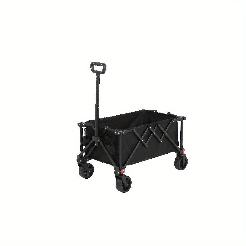 Opvouwbare Bolderwagen – Vouwkar – Transportwagen – Trolley – Bolderkar – Stevig Stalen Frame – Grote All Terrain Wielen