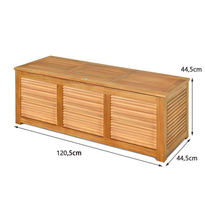 Tuinkist – Tuinbank – Opbergbox – Kussenbox – Tuinopbergkast – Acaciahout – 178L Opbergruimte – Ventilatieopeningen