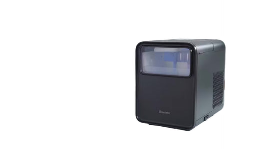 IJsmachine – IJsblokjesmaker – IJsblokjesmachine – Mini ijsmachine – Compact ijsmaker – Snel 9 ijsblokjes in 8 minuten – Zelfreinigend systeem – 1,5L waterreservoir
