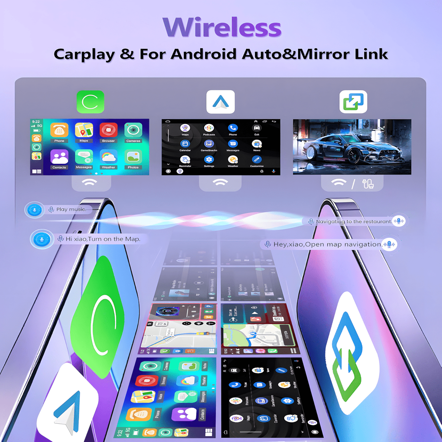 Android Autoradio Ford F150 – Auto Multimedia Systeem – Touchscreen Radio – Android Car Radio – Draadloze CarPlay Autoradio – 7 Inch Incell Scherm – 4GB RAM 128GB Opslag – Inclusief Achteruitrijcamera