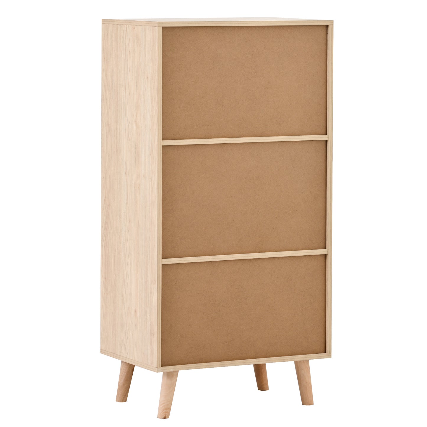 Vrijstaande Vitrinekast – Displaykast – Opbergkast – Vitrine – Hoge Kast – Transparante Acryl Deuren – Slank Wit Design 80x36,4x170 cm