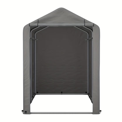 Fietsenstalling – Fietsgarage – Fietsberging – Fietsenhok – Tuinschuur – Donkergrijs – Waterafstotend – Compact 187x100x160 cm