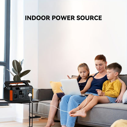 Power Station - Noodstrom - Zonnepanel – 520Wh Draagbare Power Station – Lichtgewicht ABS Behuizing