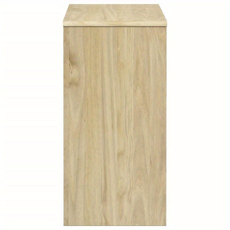 1pc Wandtafel SAUDA Wooden Sideboard, Solid Teak Wood, Freestanding Storage Cabinet with Shelves, 89.5x36.5x73 cm, Versatile for Various Rooms, with No Metal Braces, for Standing Shelf, Standing Shelf