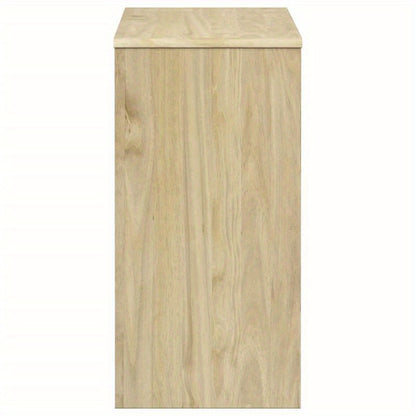 1pc Wandtafel SAUDA Wooden Sideboard, Solid Teak Wood, Freestanding Storage Cabinet with Shelves, 89.5x36.5x73 cm, Versatile for Various Rooms, with No Metal Braces, for Standing Shelf, Standing Shelf