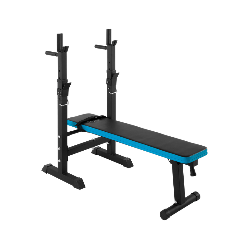 Verstelbare Trainingsbank – Fitnessbank – Workoutbank – Gewichtbank – Halterbank – Met Verstelbare Rugleuning – Stevige Stalen Constructie Tot 80 kg Belastbaar