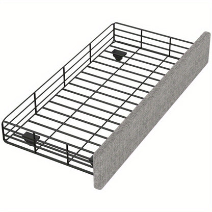 Bedframe – Bed – Eenpersoonsbed – Slaapbank – Bedbank – Moderne Stoffering – 90x200 cm – Met Opbergladen