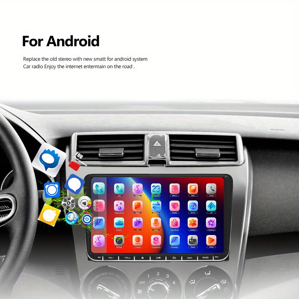 Android 15 Autorradio – Car Multimedia Systeem – Navigatie Unit – Inbouwradio – Android Car Stereo – Draadloos Carplay – 7 Inch Touchscreen – Achteruitrijcamera Inclusief