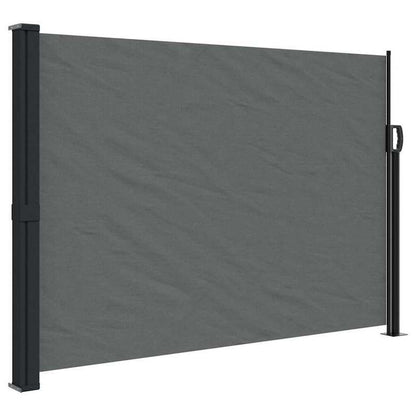 Uitschuifbaar Windscherm – Windscherm Balkon – Windscherm Tuin – Privacy Scherm – 140x600 Cm – Metalen Frame - Antraciet