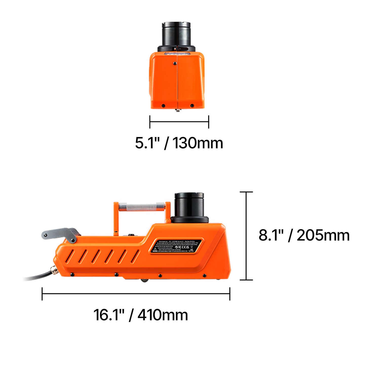 Autokrik – Elektrische Krik – Garagekrik – Hydraulische Krik – Auto Jack – 15 Ton Draagvermogen – Ingebouwde LED Verlichting