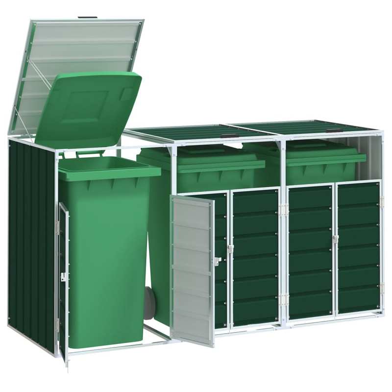Afvalcontainer – Vuilnisbak – Buitenafvalbak – Kliko – Prullenbak – Heavy Duty Stalen Container – Grote Inhoud 3 Ton – Weerbestendig & Stevig